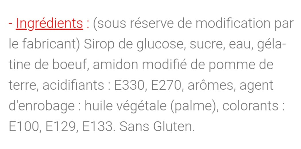 Bouche lisse (100g)