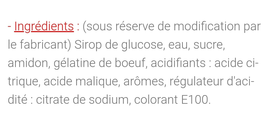Banane sucré (100g)
