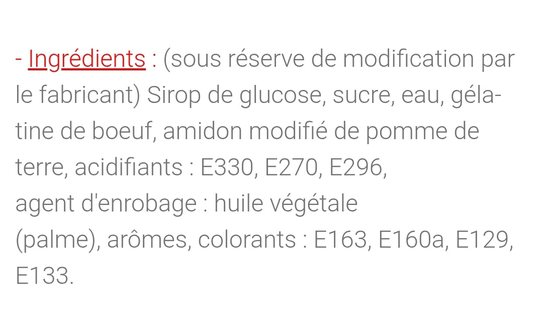 Tour Eiffel sucré (100g)