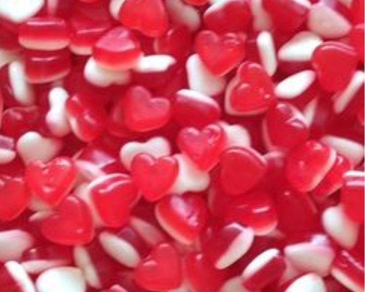 Mini cœur fraise crème lisse (100g)