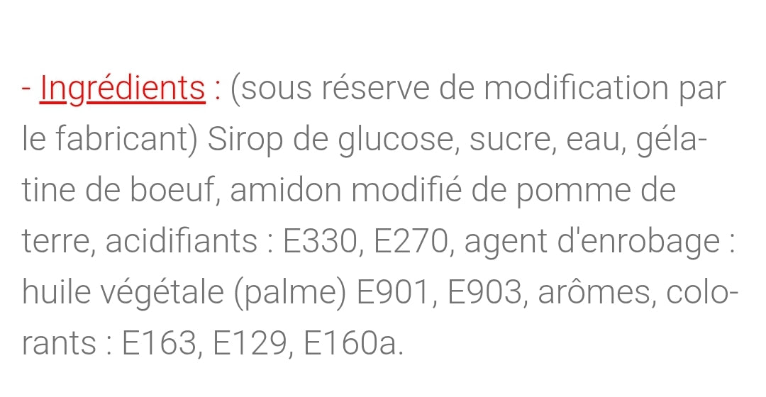 Mini cœur fraise crème lisse (100g)