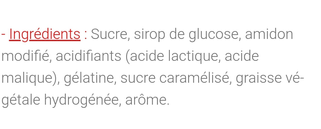 Langues cola acides Lutti(100g)