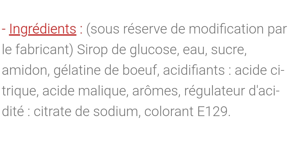 Bisous sucré (100g)