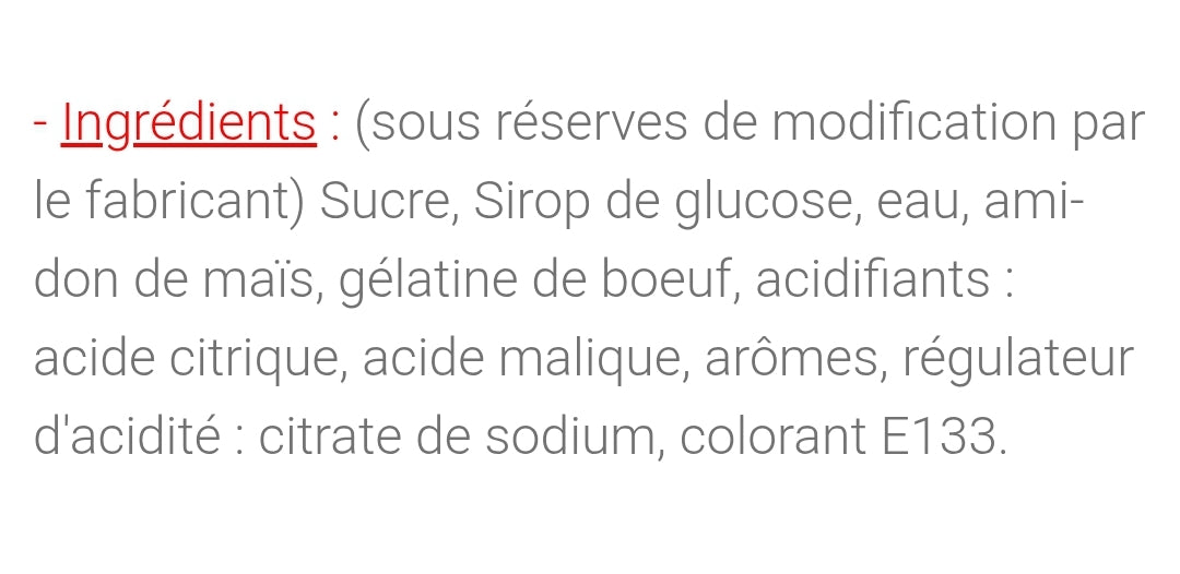 Tranches framboise sucré (100g)
