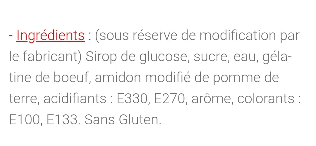 Anneaux pommes sucré (100g)