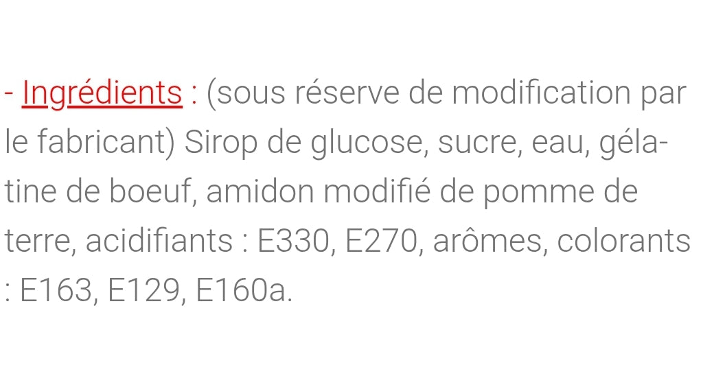Cœur fraise crème sucré (100g)