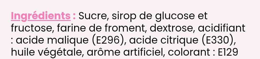 Bandeau framboise (×10)