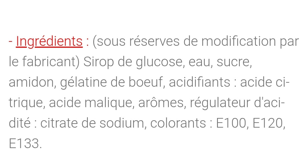 Octopus poulpe sucré (100g)