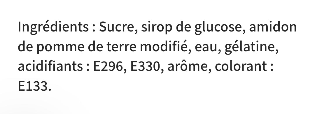 Tetine bleu citrique (100g)
