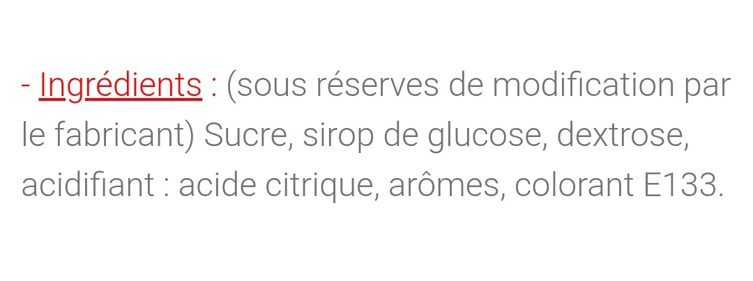 Sucettes pieds acidulé cola
