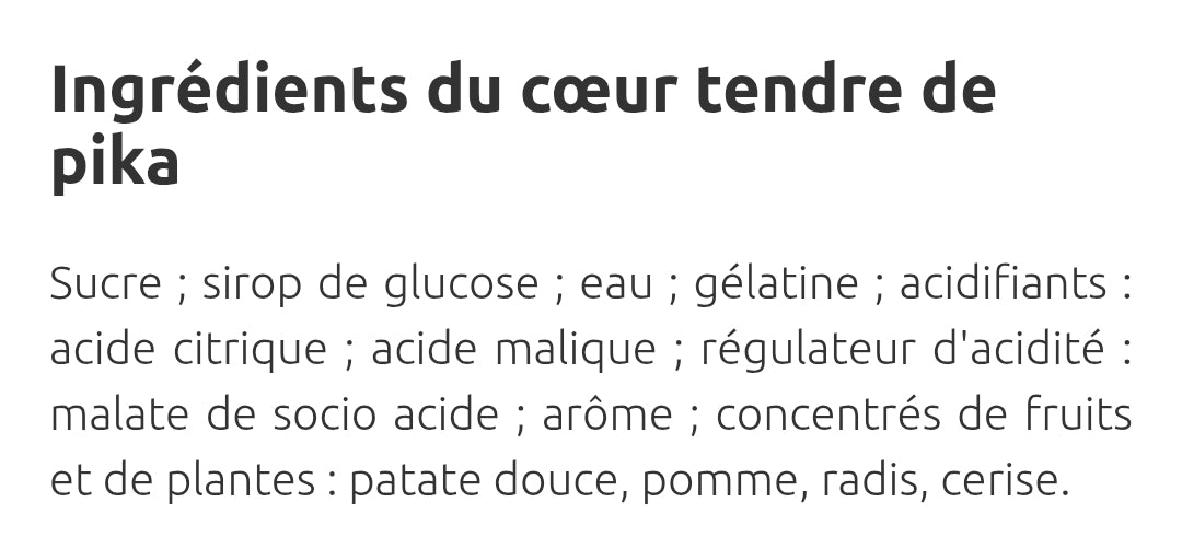 Ceour tagada pika 100g
