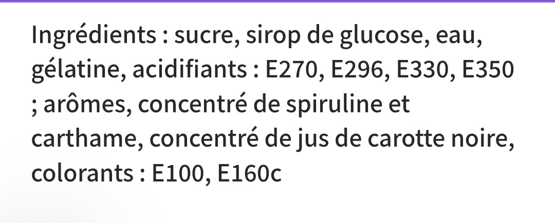 Oursons sucré (100g)