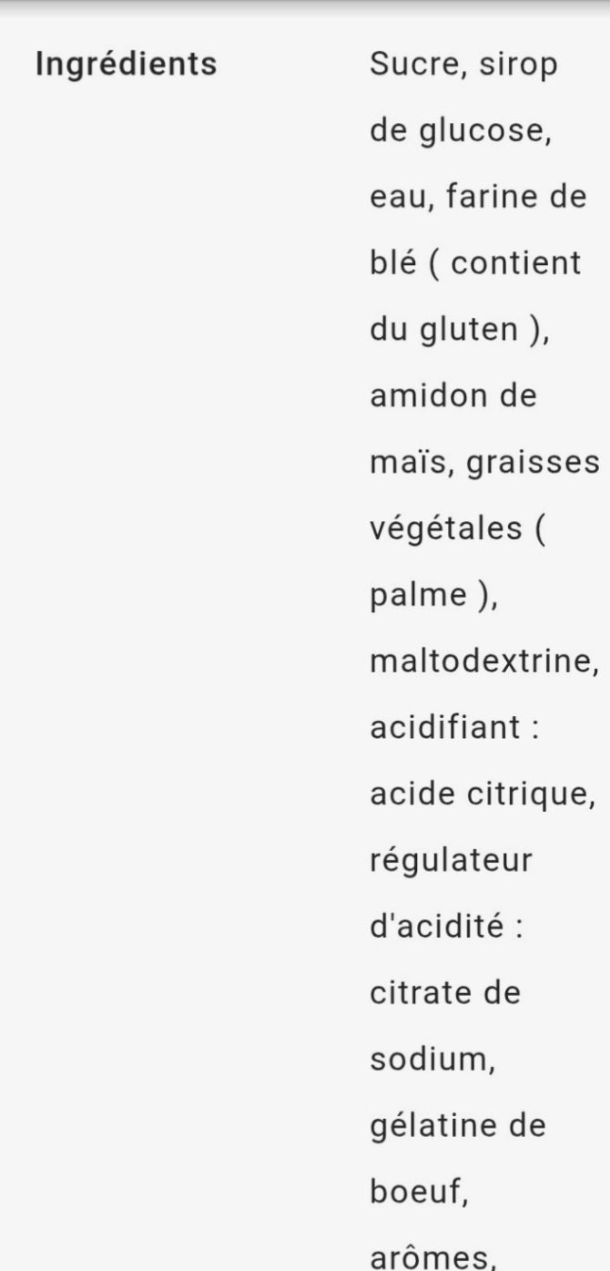 Jumbo coco acide (à l'unité)