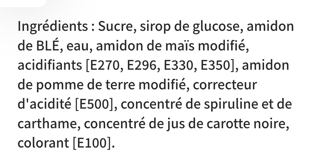 Pomme Sweets acidulé