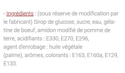 Tour Eiffel sucré (100g)