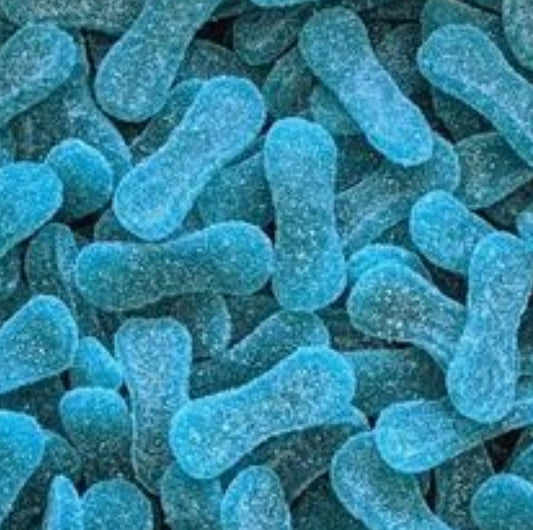Langues bleu framboise sucré (100g)