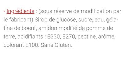 Citron fouettée (100g)