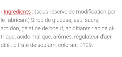 Bisous sucré (100g)