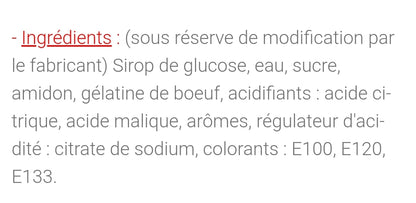 Tranches pastèque sucré (100g)