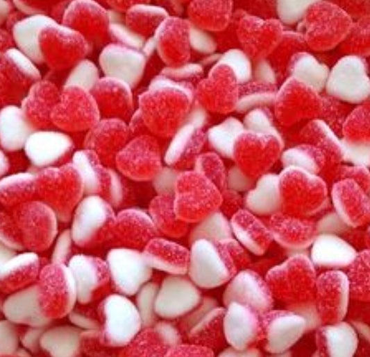 Cœur fraise crème sucré (100g)
