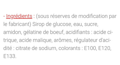 Octopus poulpe sucré (100g)