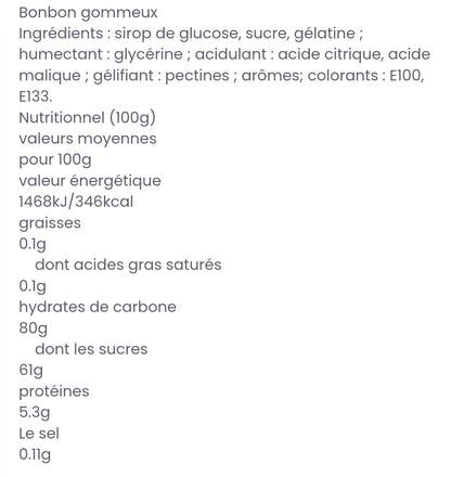 Pina colada (100g)