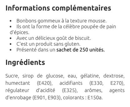 Bonhomme biscuits 100g
