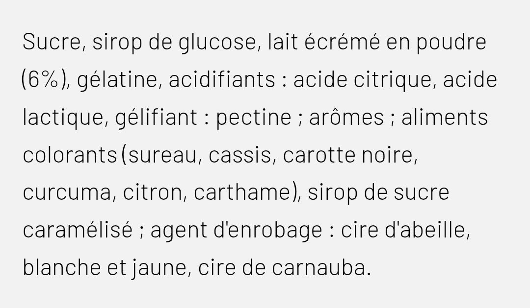 Vache aux lait (100g)